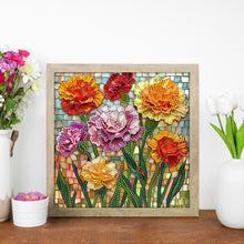 Load image into Gallery viewer, Diamond Painting - Partial Special Shaped - Carnation Flowers (30*30CM)
