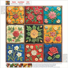 Load image into Gallery viewer, Diamond Painting - Partial Special Shaped - Flower Blocks (30*30CM)
