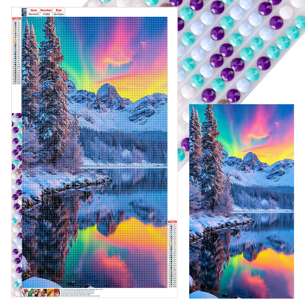 Diamond Painting - Full Round - Cedar Aurora (40*70CM)