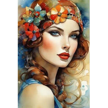 Load image into Gallery viewer, Diamond Painting - Full Round - Elegant Beauty (40*60CM)
