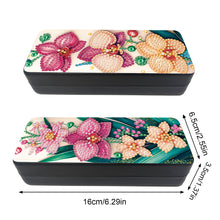 Load image into Gallery viewer, Feather Diamond Painting Eyeglasses Case Glasses Storage Case for Friends Gift
