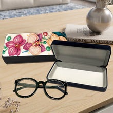 Load image into Gallery viewer, Feather Diamond Painting Eyeglasses Case Glasses Storage Case for Friends Gift
