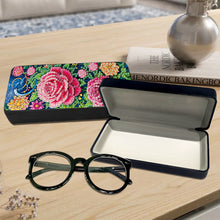 Load image into Gallery viewer, Feather Diamond Painting Eyeglasses Case Glasses Storage Case for Friends Gift
