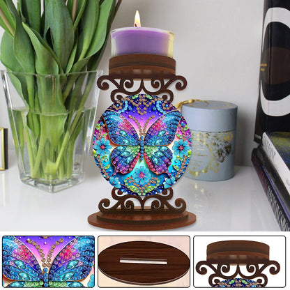 Animals Diamond Painting Candle Holder Ornaments Desktop Tea Light Candle Holder