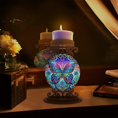 Animals Diamond Painting Candle Holder Ornaments Desktop Tea Light Candle Holder