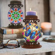 Load image into Gallery viewer, Animals Diamond Painting Candle Holder Ornaments Desktop Tea Light Candle Holder
