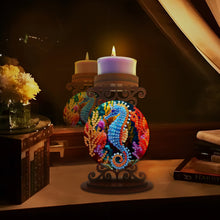 Load image into Gallery viewer, Animals Diamond Painting Candle Holder Ornaments Desktop Tea Light Candle Holder

