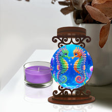 Load image into Gallery viewer, Animals Diamond Painting Candle Holder Ornaments Desktop Tea Light Candle Holder
