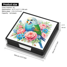 Load image into Gallery viewer, Bird Leather Diamond Art Note Box with 160 Sheets of Paper for Beginners
