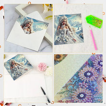 Load image into Gallery viewer, 6pcs Diamond Painting Greeting Cards DIY Diamond Art Cards (Wedding Dress)
