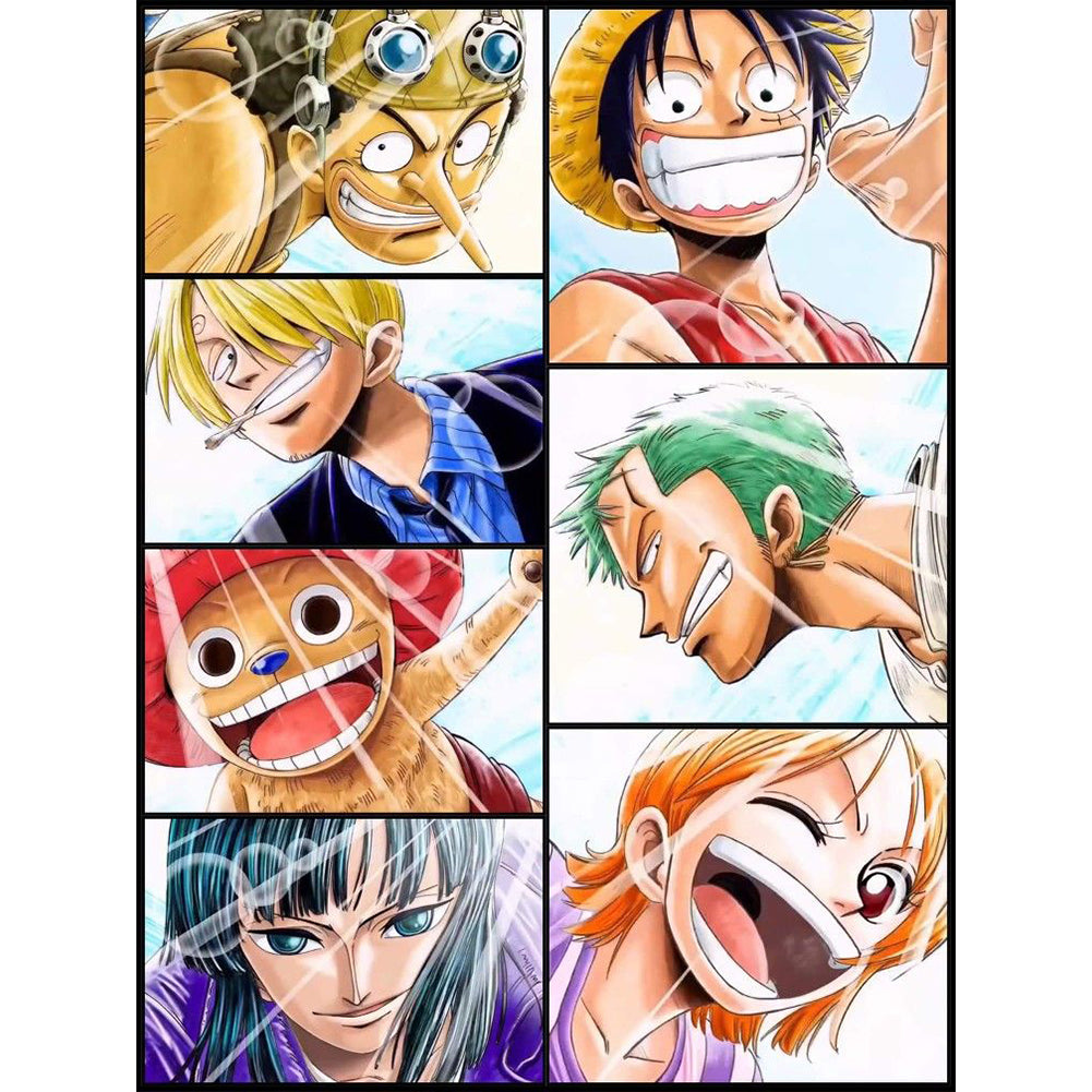 Diamond Painting - Full Round - Straw Hat Pirates (30*40CM)