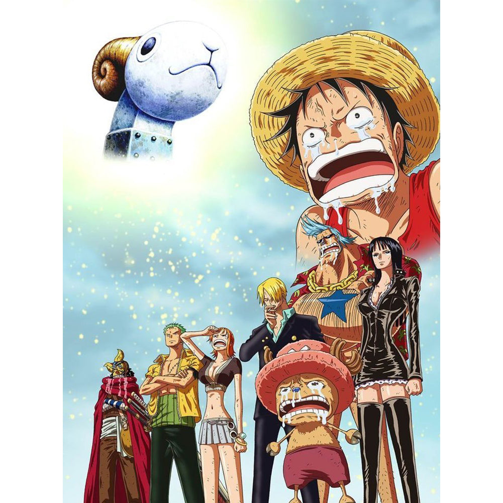 Diamond Painting - Full Round - One Piece Goodbye Merry (30*40CM)