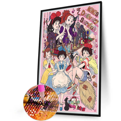Diamond Painting - Full Round - Miyazaki Hayao Kiki'S Delivery Service (40*60CM)