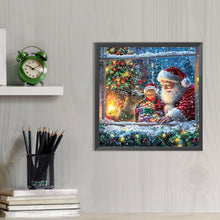 Load image into Gallery viewer, AB Diamond Painting - Full Round - Christmas Snowy Night (40*40CM)
