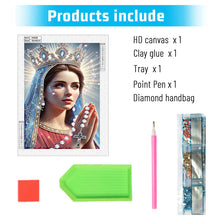 Load image into Gallery viewer, Diamond Painting - Partial Special Shaped - Virgin Mary (30*40CM)
