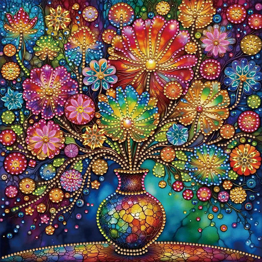 Diamond Painting - Partial Special Shaped - Wallflower (30*30CM)