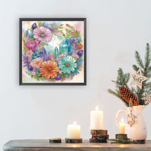 Load image into Gallery viewer, Diamond Painting - Partial Special Shaped - Crystal Flowers (30*30CM)
