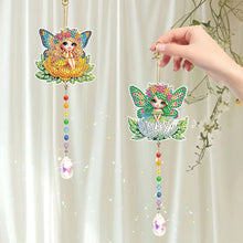 Load image into Gallery viewer, 2Pcs 5D DIY Diamond Painting Sun Catcher Crystal Painting Ornaments (Fairy)
