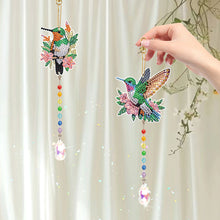 Load image into Gallery viewer, 2Pcs DIY Diamond Painting Sun Catcher Crystal Painting Ornaments (Hummingbird)
