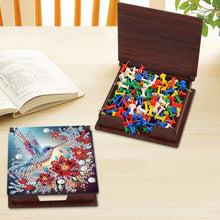 Load image into Gallery viewer, Hummingbird Diamond Painting Notecard Box Gem Art Sticky Note Holder for DIY Art
