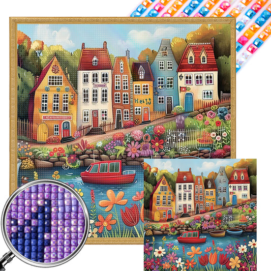 AB Diamond Painting - Full Square - Garden Hut (40*40CM)