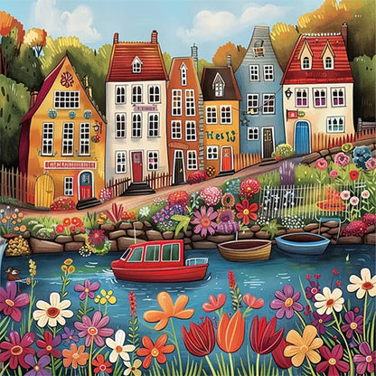 AB Diamond Painting - Full Square - Garden Hut (40*40CM)