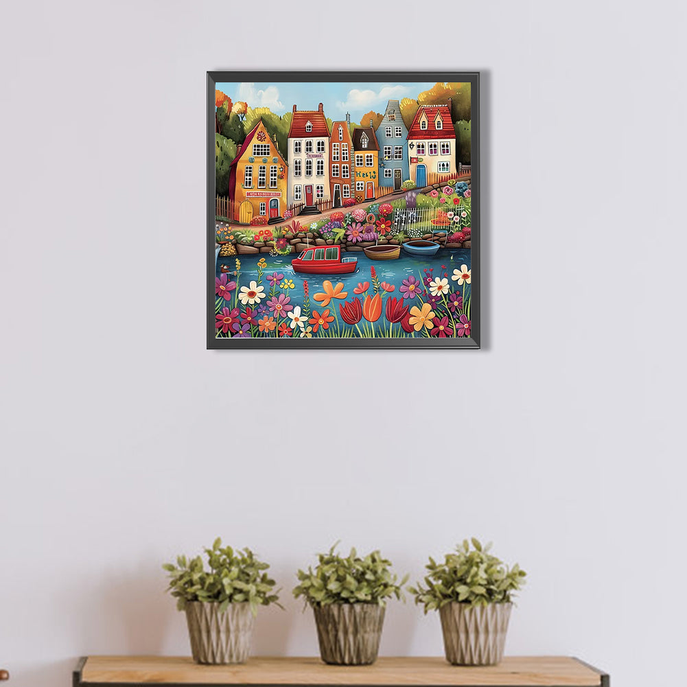 AB Diamond Painting - Full Square - Garden Hut (40*40CM)