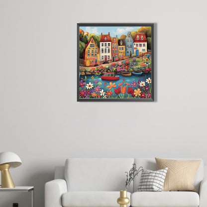 AB Diamond Painting - Full Square - Garden Hut (40*40CM)