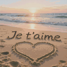 Load image into Gallery viewer, Diamond Painting - Full Round - French I Love You (40*40CM)
