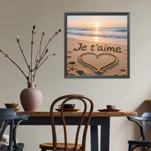 Load image into Gallery viewer, Diamond Painting - Full Round - French I Love You (40*40CM)

