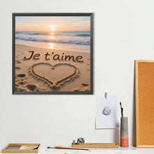 Load image into Gallery viewer, Diamond Painting - Full Round - French I Love You (40*40CM)
