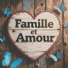 Load image into Gallery viewer, Diamond Painting - Full Round - French Family And Love (40*40CM)
