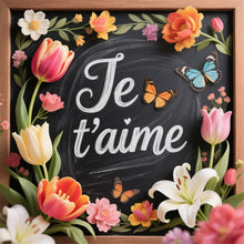 Load image into Gallery viewer, Diamond Painting - Full Round - French I Love You (40*40CM)
