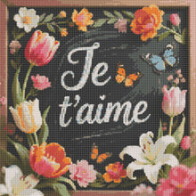 Load image into Gallery viewer, Diamond Painting - Full Round - French I Love You (40*40CM)
