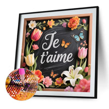 Load image into Gallery viewer, Diamond Painting - Full Round - French I Love You (40*40CM)

