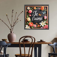 Load image into Gallery viewer, Diamond Painting - Full Round - French I Love You (40*40CM)
