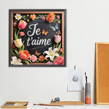 Load image into Gallery viewer, Diamond Painting - Full Round - French I Love You (40*40CM)
