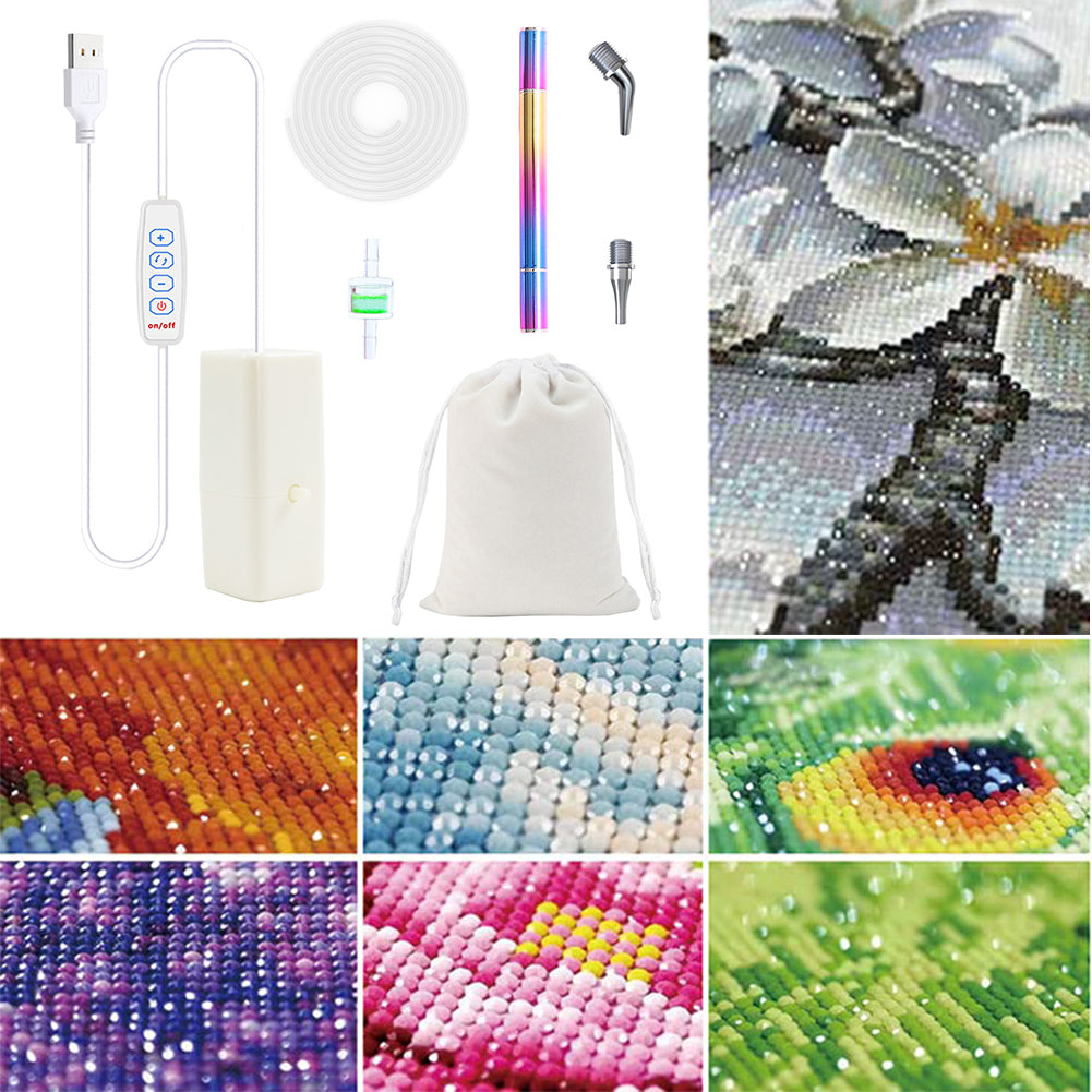 Electric Diamond Painting Pen Point Drill Pen Kits DIY Diamond Painting Tool