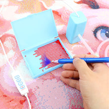Load image into Gallery viewer, Electric Diamond Painting Pen Point Drill Pen Kits DIY Diamond Painting Tool
