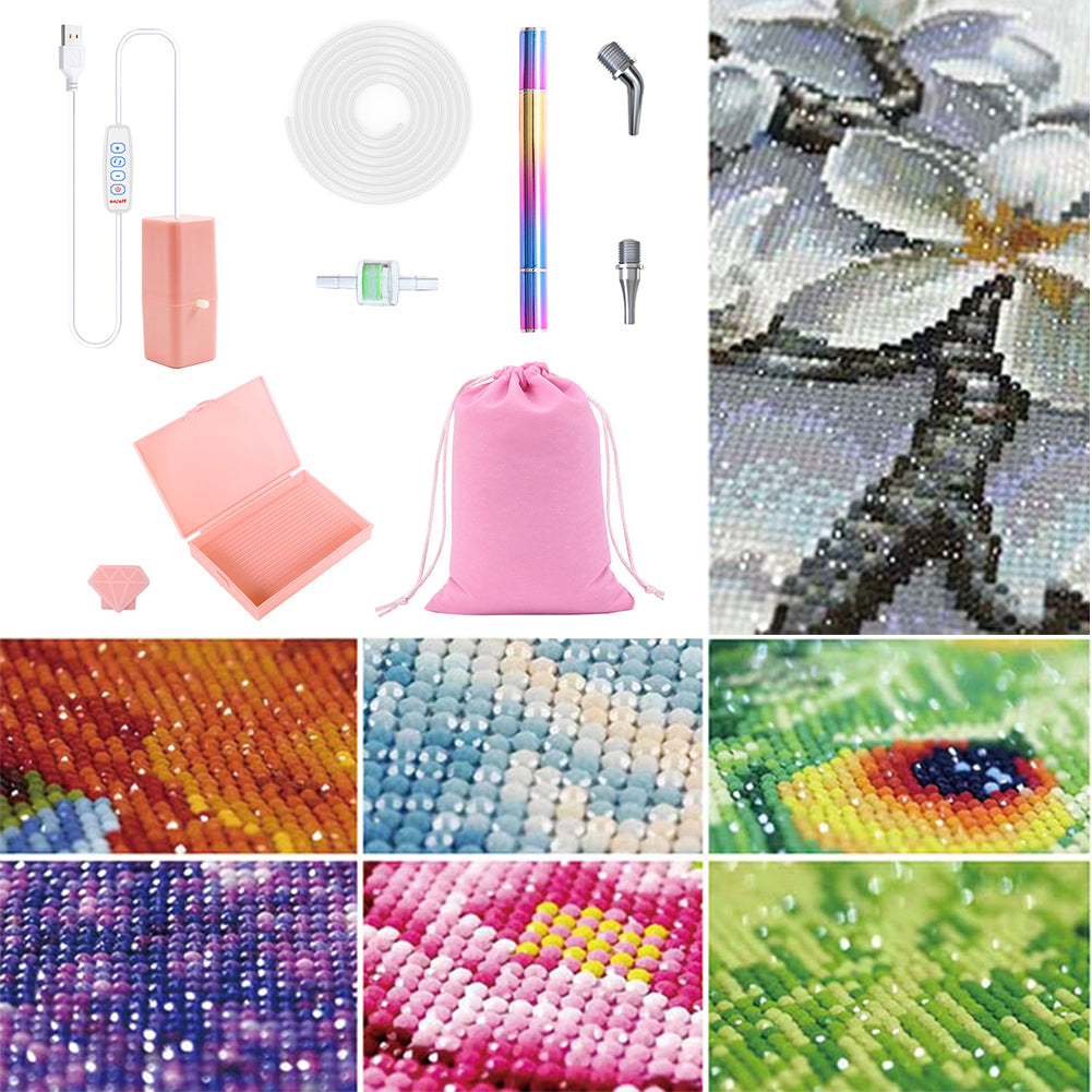 Electric Diamond Painting Pen Point Drill Pen Kits DIY Diamond Painting Tool