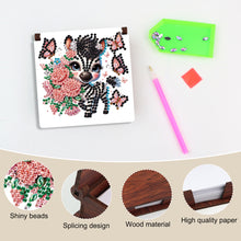 Load image into Gallery viewer, Animals Diamond Painting Notecard Box Gem Art Sticky Note Holder for Home Office
