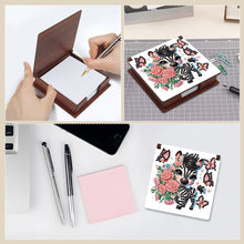 Load image into Gallery viewer, Animals Diamond Painting Notecard Box Gem Art Sticky Note Holder for Home Office
