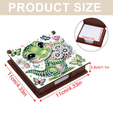 Load image into Gallery viewer, Animals Diamond Painting Notecard Box Gem Art Sticky Note Holder for Home Office
