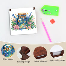 Load image into Gallery viewer, Animals Diamond Painting Notecard Box Gem Art Sticky Note Holder for Home Office
