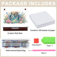 Load image into Gallery viewer, Animals Diamond Painting Notecard Box Gem Art Sticky Note Holder for Home Office
