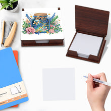 Load image into Gallery viewer, Animals Diamond Painting Notecard Box Gem Art Sticky Note Holder for Home Office
