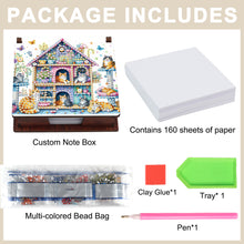 Load image into Gallery viewer, Animals Diamond Painting Notecard Box Gem Art Sticky Note Holder for Home Office
