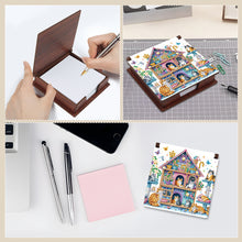 Load image into Gallery viewer, Animals Diamond Painting Notecard Box Gem Art Sticky Note Holder for Home Office
