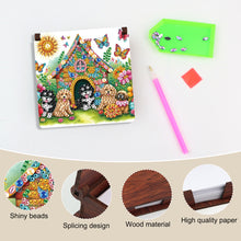 Load image into Gallery viewer, Animals Diamond Painting Notecard Box Gem Art Sticky Note Holder for Home Office
