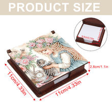 Load image into Gallery viewer, Animals Diamond Painting Notecard Box Gem Art Sticky Note Holder for Home Office
